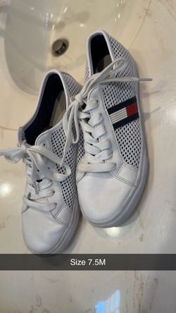 Tommy Hilfiger White Mesh Sneakers – Women’s Size 7.5