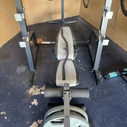 Home Gym With Bench And Weights