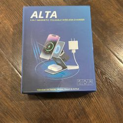 3-in-1 Magnetic Wireless Charger for iPhone, Apple Watch & AirPods