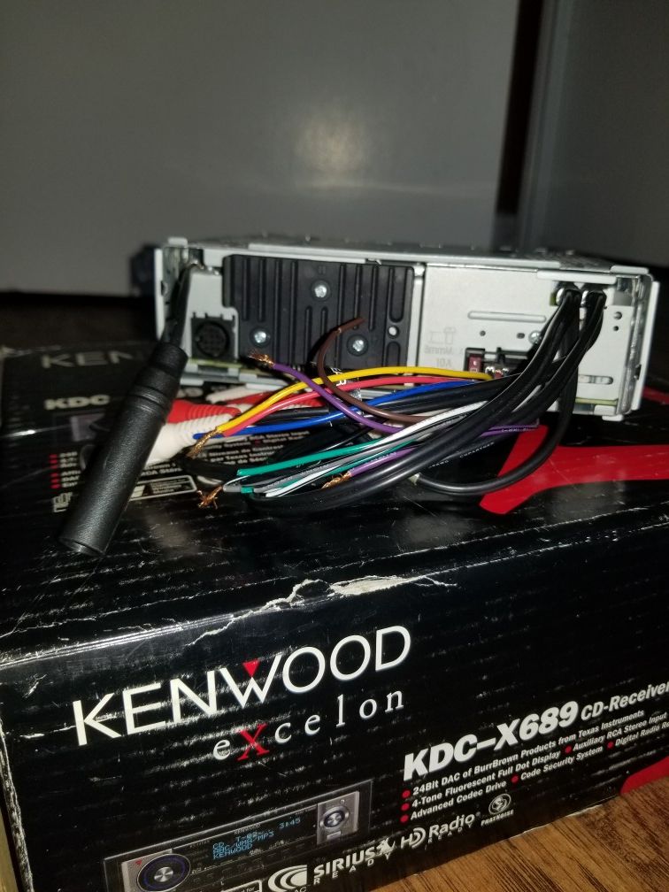 Kenwood kdc-x689 exelon