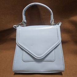 Light Blue Over The Shoulder Purse 