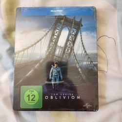 NEW tom cruise oblivion SteelBook Collector Edition Case Movie Blu-ray sci-fi action