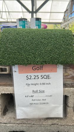 ⛳ Golf Artificial Turf – Only $2.25 per sq ft!