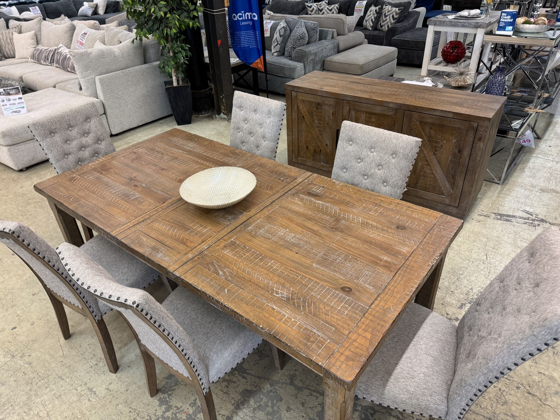 Solid Wood Table Set