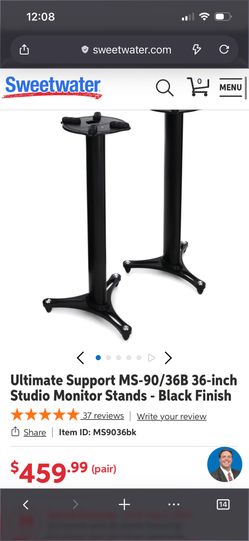 Ultimate Support MS90 Speaker Stands