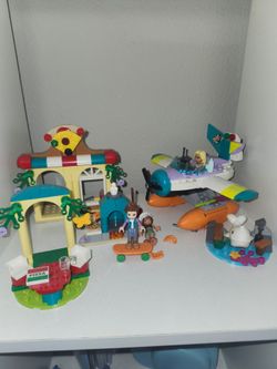 LEGO Friends Pizza Place And Airplane Sets