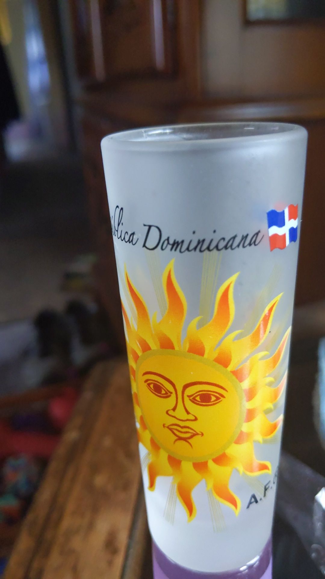 Republica Dominicana shot glass