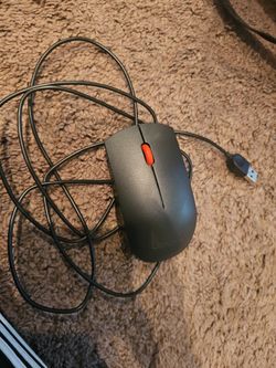 Lenovo Wired USB Computer Mouse