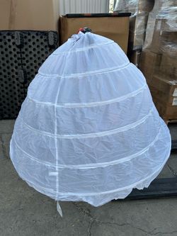 6 Hoop Petticoat A-Line Crinoline Underskirt