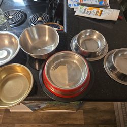 Assorted Small Pet Bowls