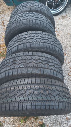 Set of 5 FALKEN WILDPEAK AT3W TIRES 275/55/20
