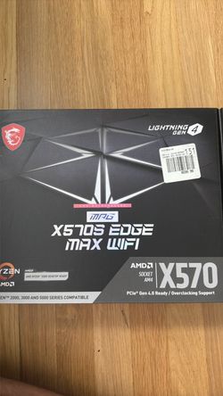 Msi X570s Edge Max WiFi Motherboard Am4 compatability