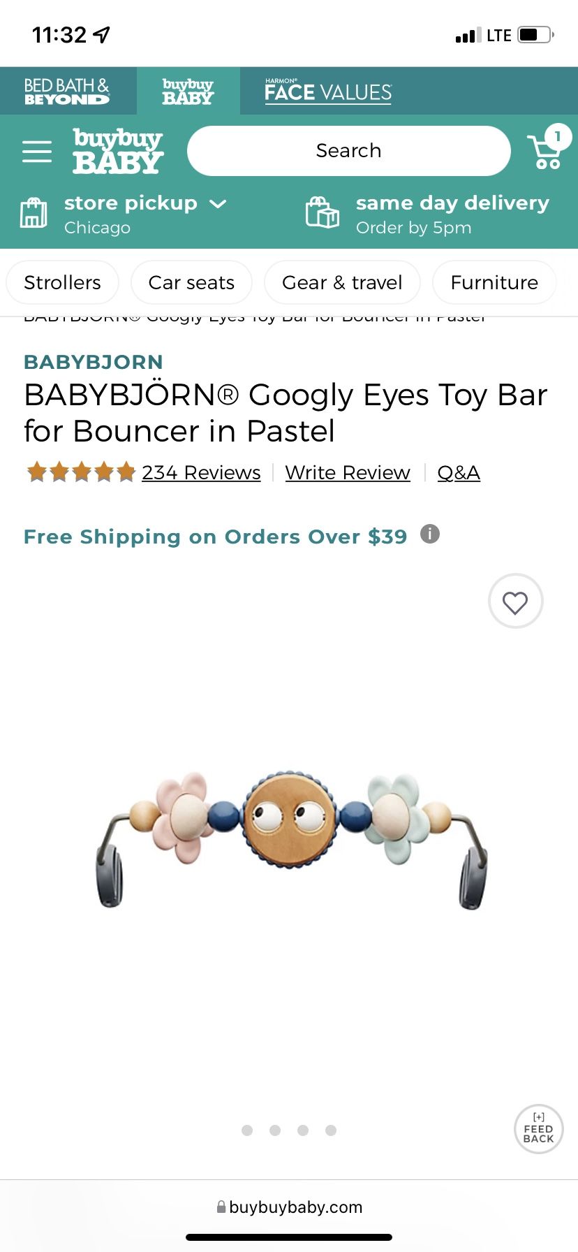 Bed bath and beyond baby best sale bjorn