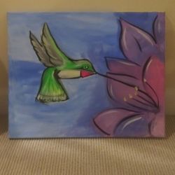 Hummingbird Painting