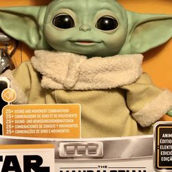Animatronic The Child Baby Yoda Doll Star Wars Mandalorian