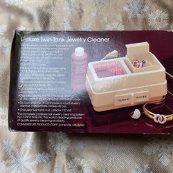 Deluxe Twin Tank Jewelry Cleaner 