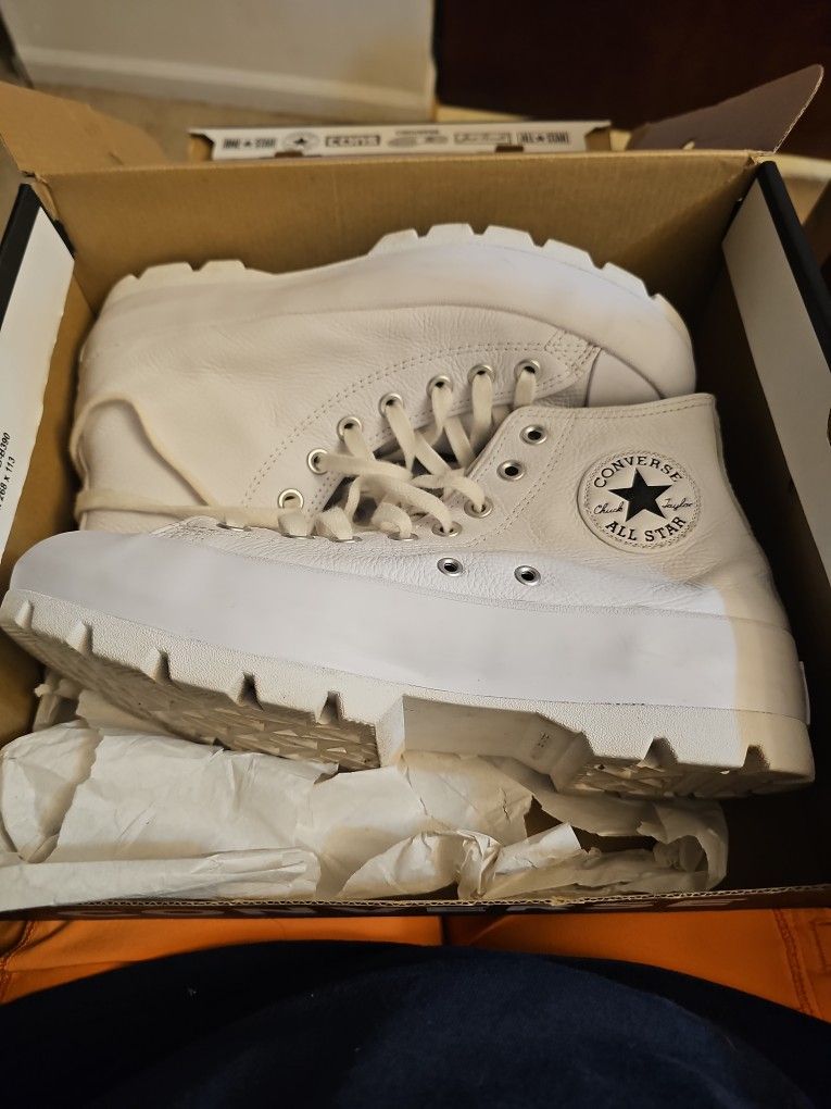 Leather Converse High Top