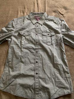 Brand New Men Large Size Western Style Dress Shirt $10