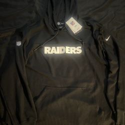 Raiders Jersey Hoodie Size Large Brand New 