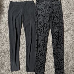 2 Pairs of Women’s ClimateRight CuddlDuds Fleecewear Pants Size Small GUC