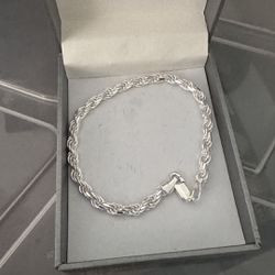 Silver bracelet And Silver Chains