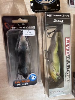 8 Topwater Frog, Bass Fishing Lures, Lunker Hunt, DTCo, Snagproof, Live  Target, Savage Gear, All New for Sale in South Pasadena, CA - OfferUp