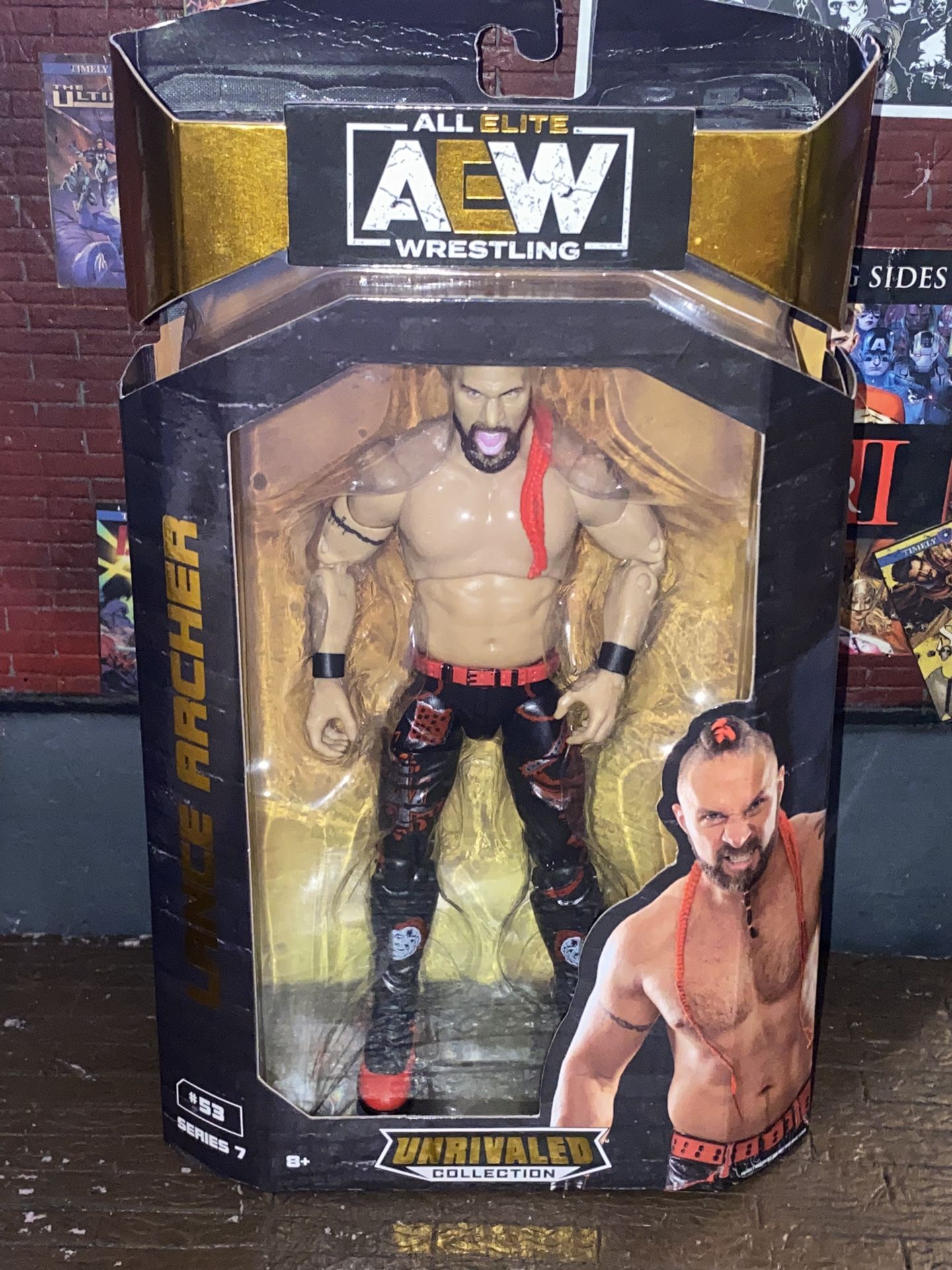 Lance Archer Action Figure AEW Unrivaled Collection Series 7 #53 Wrestling Toy