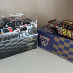 Action authentic diecast replica #1 Dale Earnhardt Jr & #24 Jeff Gordon 97 98 season