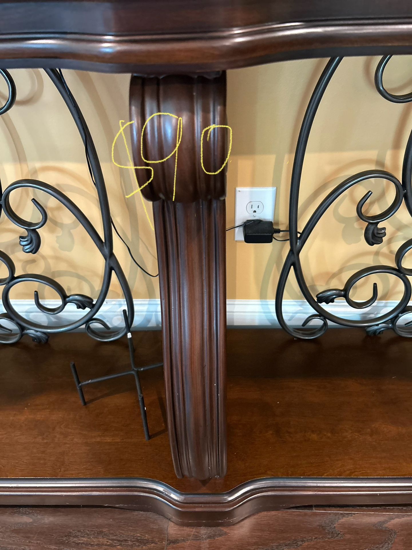 Wooden Console Table For 90$ ( Length 5 Ft 3 Inch, Width 1 Ft 3 Inch, Height 2ft 8 Inch