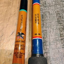 Calstar 270 7ft, Seeker 665 6.5 Fishing Rods XLNT COND