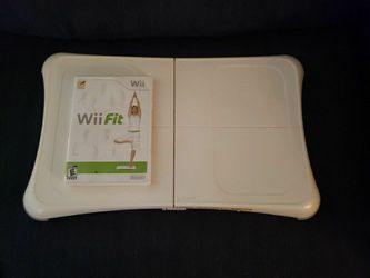 Nintendo Wii Balance Board And Wii Fit