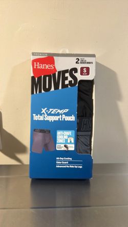 Hanes moves X- Temp total support pouch size small for men