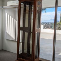Quality Vintage Curio Cabinet