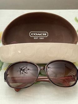 Coach Sunglasses S-M Size With Cloth & Box