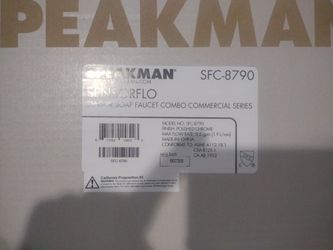 Speakman sensorflo Sensor soap faucet combo commercial series SFC-8790