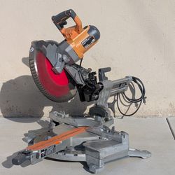 RIDGID 15 Amp Corded 12 inch Dual Bevel Sliding Miter Saw