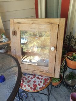 Antique Wall Curio 
