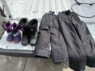 Kids Snow Boots And Pants
