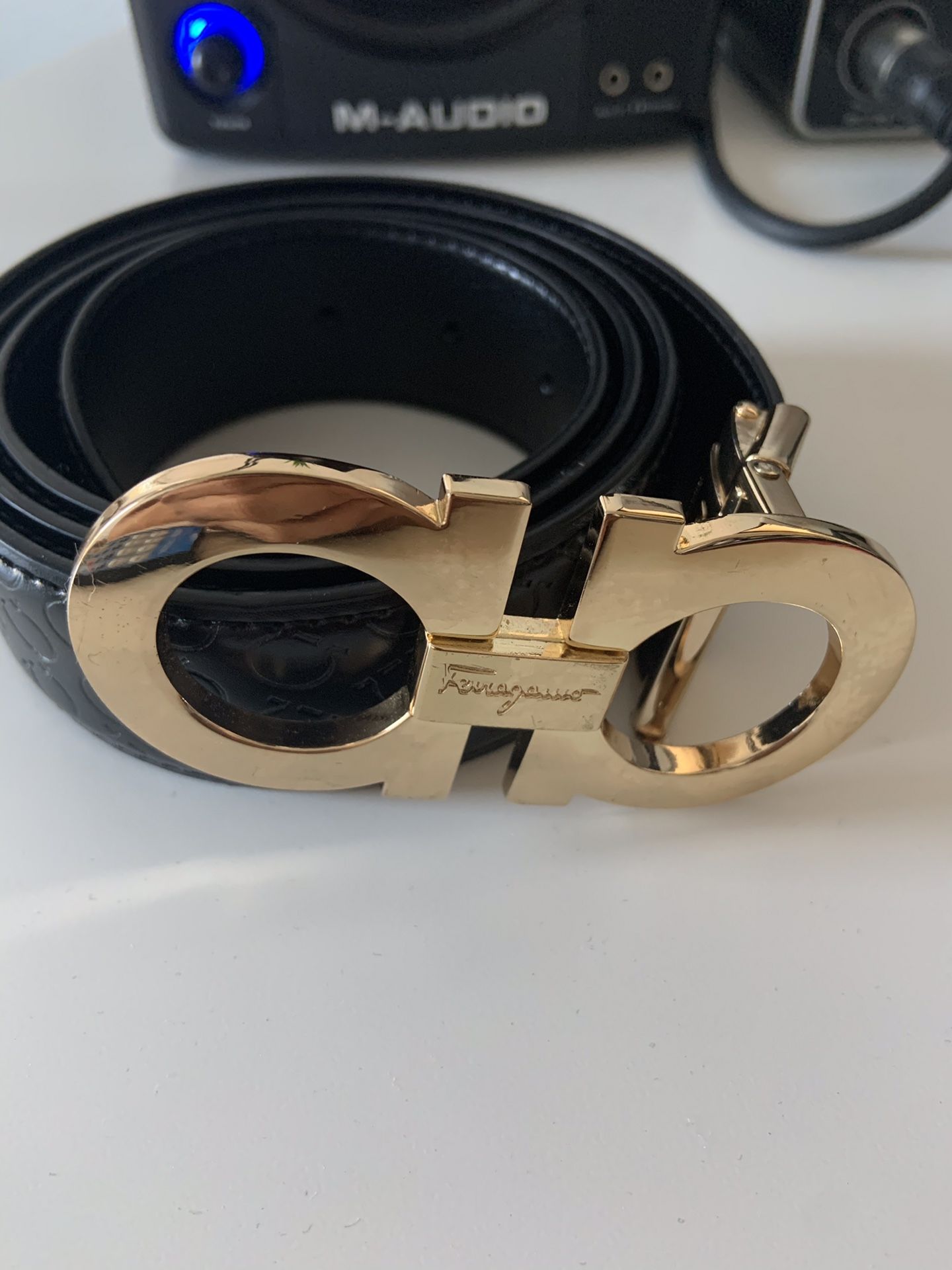 Men’s feragamo belt size 36
