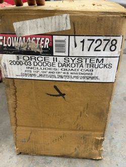 Flowmaster Force II Exhaust System 2000-03 Dodge Dakota