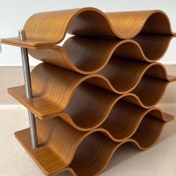 Japanese Bent Plywood Wine Rack