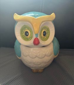 Owl cookie jar