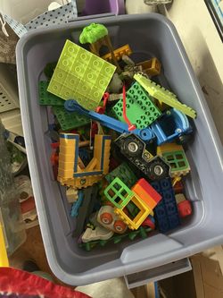 Legos ( full bin of Legos ) price $10