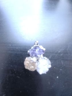 Raw amythist pendant