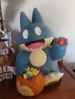 Munchlax Halloween Garden Statue pokemon