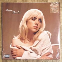 Billie Eilish 2LP Vinyl Record - Happier Than Ever - New Sealed 