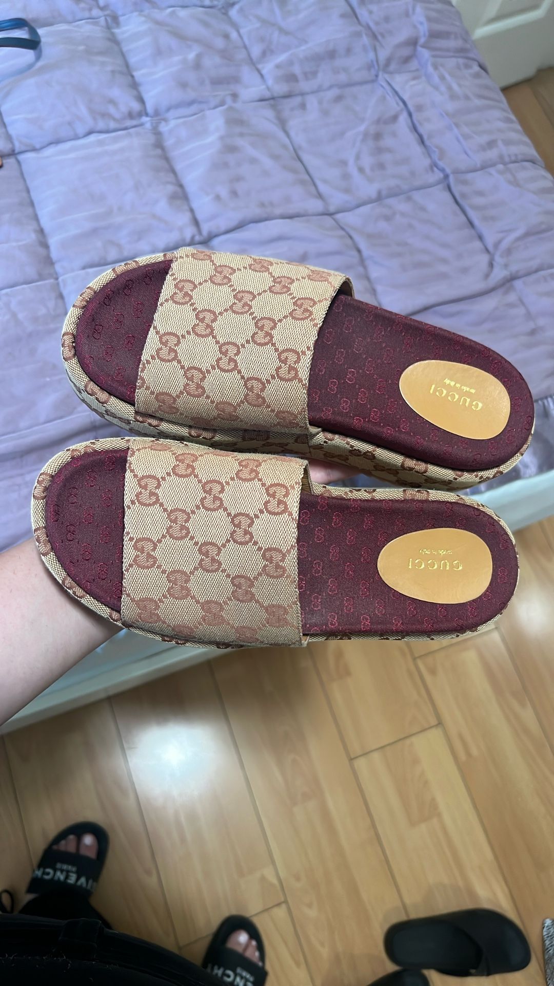Gucci Platform Slides
