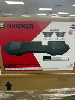 Kicker Dual 10" Subwoofer System for Ram Trucks