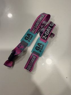 2 hard summer 2 day wristbands