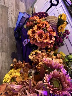 HUGE Lot Of Cheap Floral Arrangements! Artificial Flowers! 